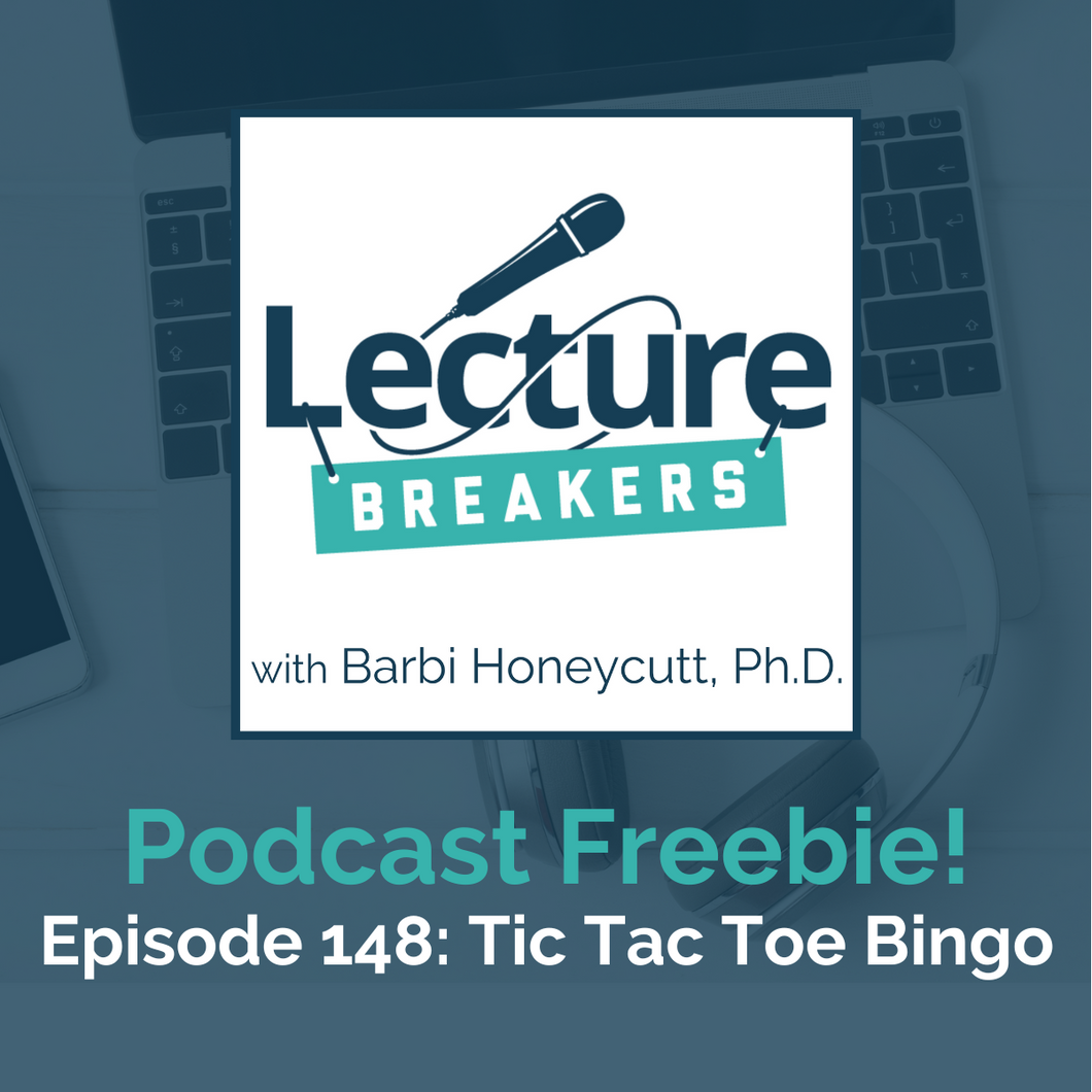 Podcast Freebie! Episode 148: Tic Tac Toe Bingo